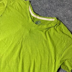 Pilcro Anthropologie Green Linen-Cotton‎ Tee Top XS V-Neck Boho Casual